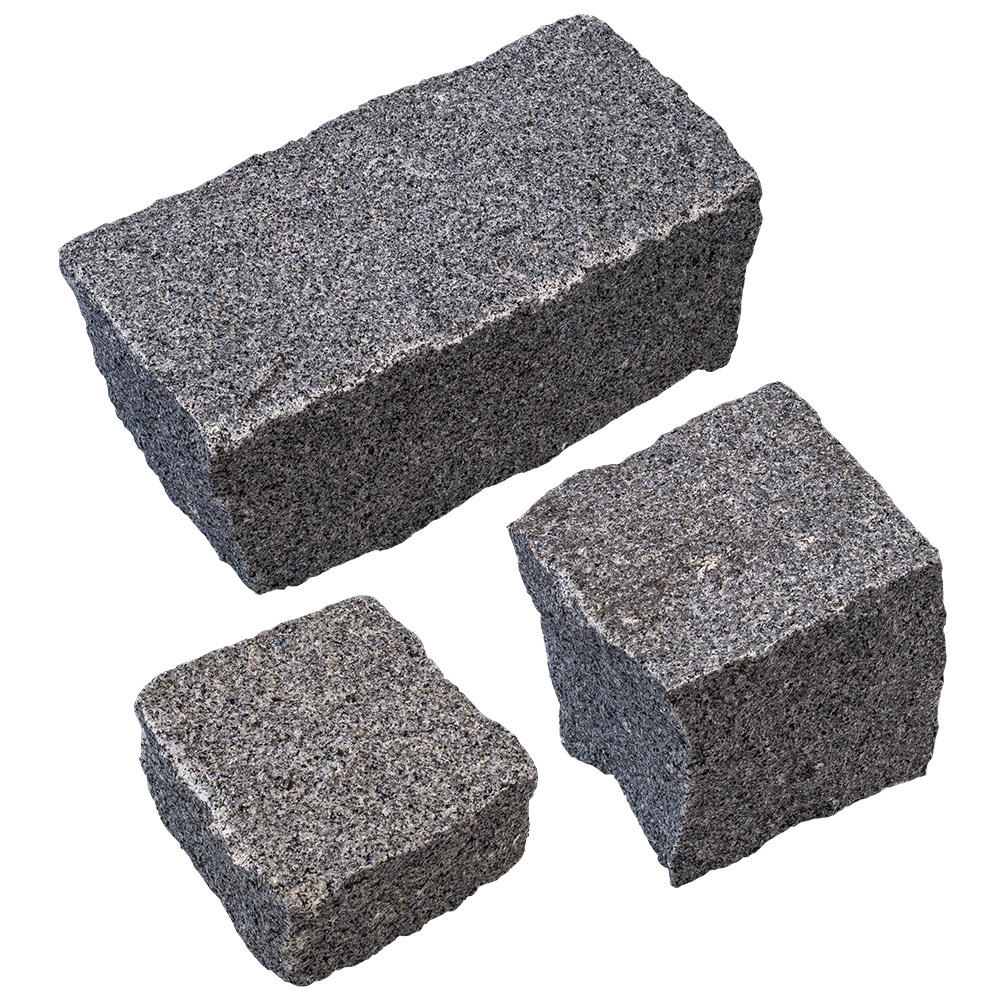 御影ピンコロ グレー 割肌仕上げ | 造園資材館