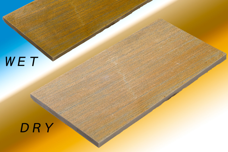 クォーツストーン 方形 イエロー 機械カット仕上げ | 造園資材館