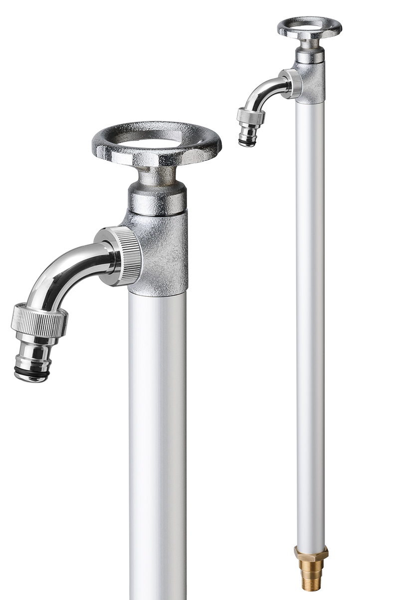 スプリンクルスリム3Dバルブハンドル シルバー | 造園資材館