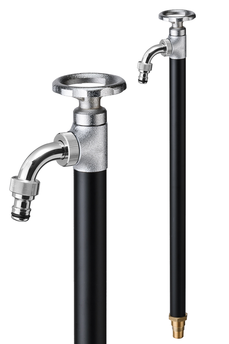 スプリンクルスリム3Dバルブハンドル ブラック | 造園資材館