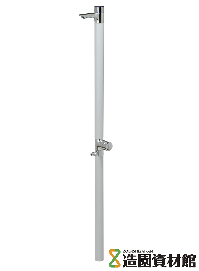 回転散水栓柱 LibertaⅡ ホワイト | 造園資材館