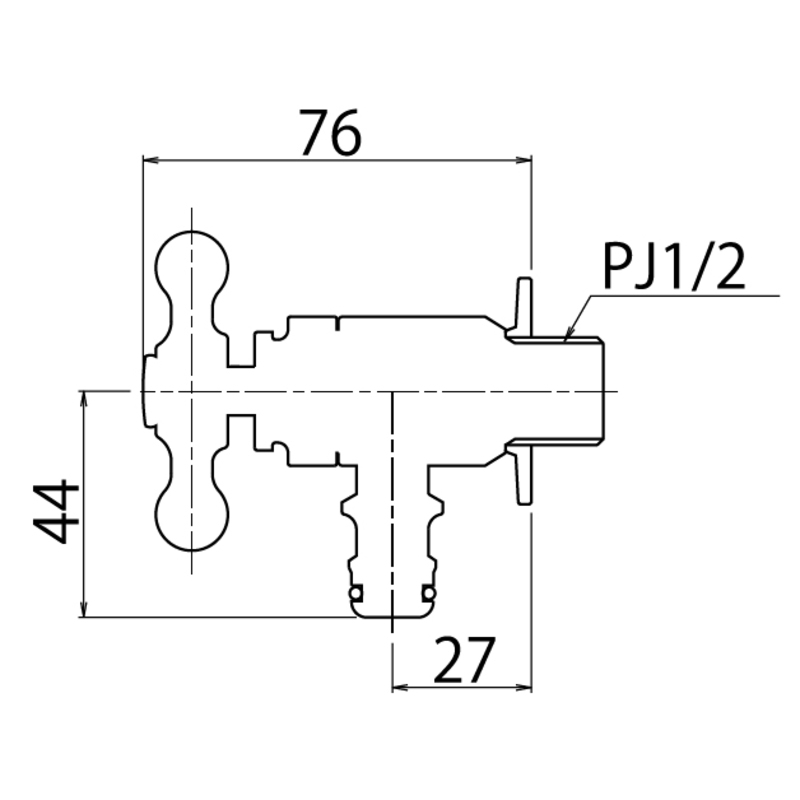 ホース接続水栓 メッキ | 造園資材館