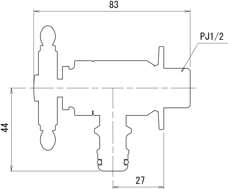 ホース接続水栓 ラダー/メッキ | 造園資材館