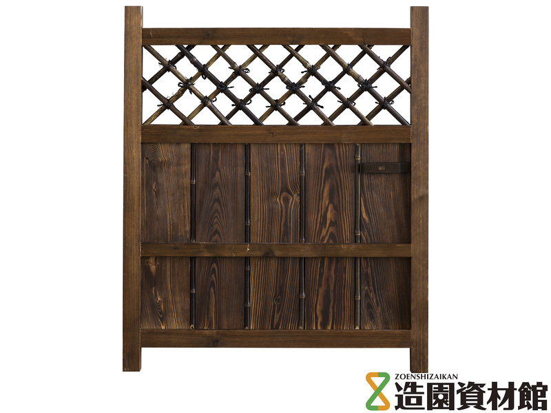 庭木戸（杉焼材） | 造園資材館
